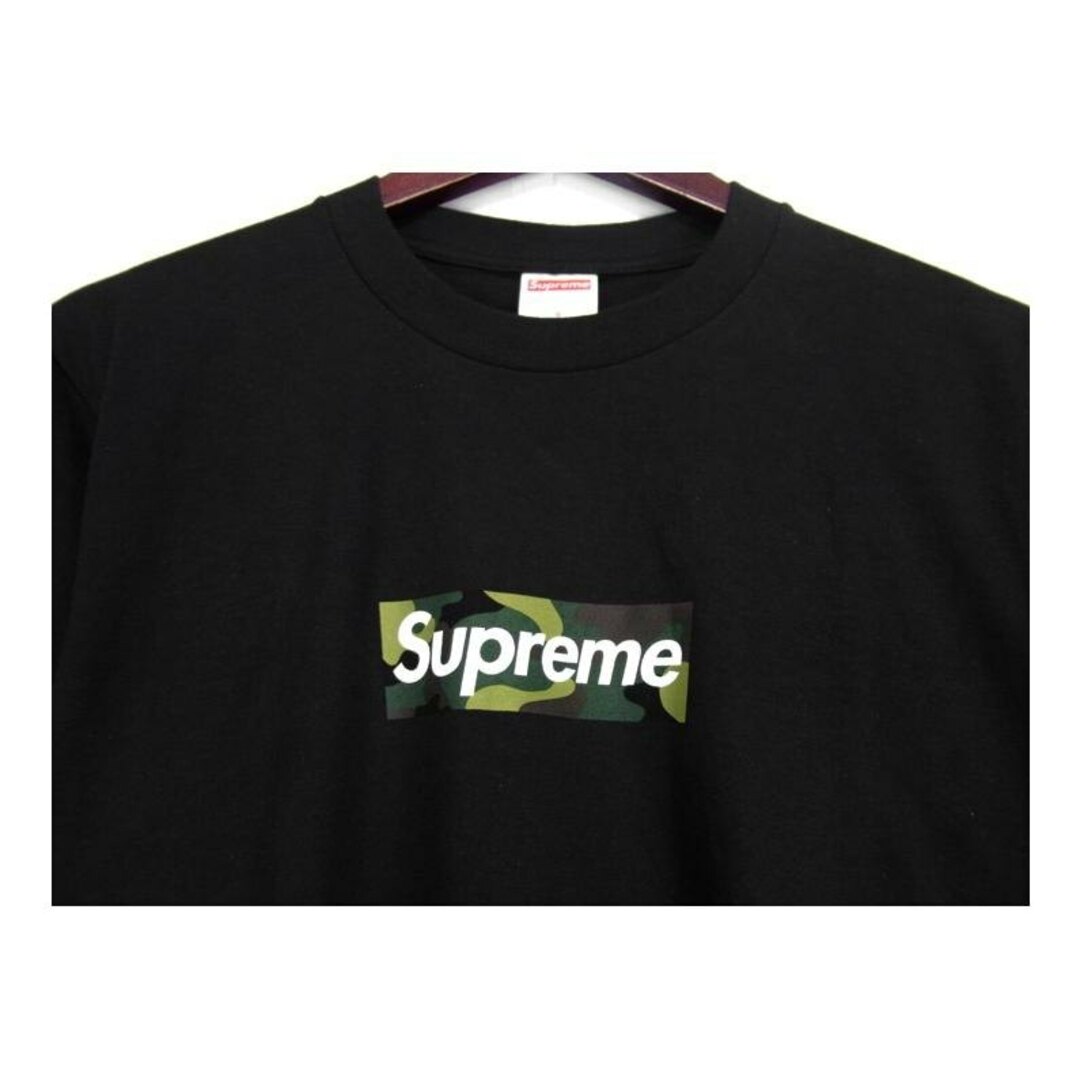 Supreme(シュプリーム)のシュプリーム Supreme ■ 23AW 【 Box Logo Tee 】 カモフラ ボックス ロゴ プリント 半袖 Tシャツ f21278 メンズのトップス(Tシャツ/カットソー(半袖/袖なし))の商品写真