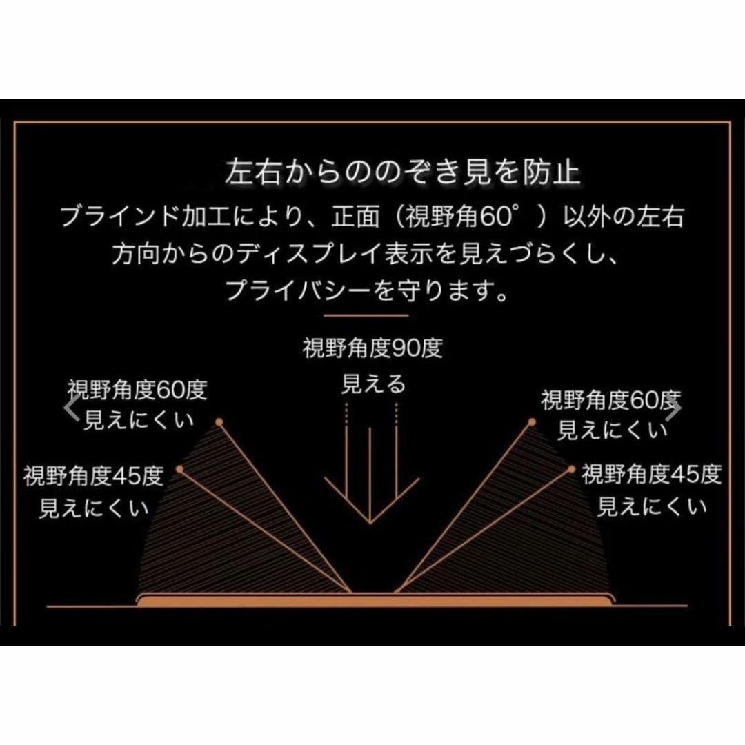 プライバシー保護ゴリラガラス覗き見防止強化ガラスフィルムiPhone15Plus スマホ/家電/カメラのスマホアクセサリー(保護フィルム)の商品写真