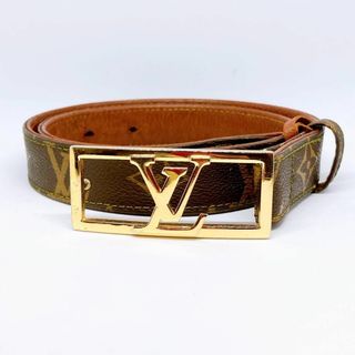 ルイヴィトン(LOUIS VUITTON)の728 ルイヴィトン モノグラム　ベルト　ゴールド金具　レディース(ベルト)