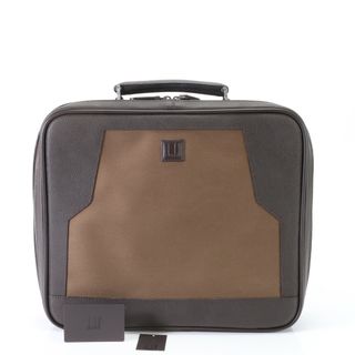 ダンヒル(Dunhill)の極美品 ダンヒル ギャランティ付 ソフト アタッシュケース ビジネス バッグ 書類鞄 トート 通勤 ブラウン A4 メンズ YYM U9-10(ビジネスバッグ)