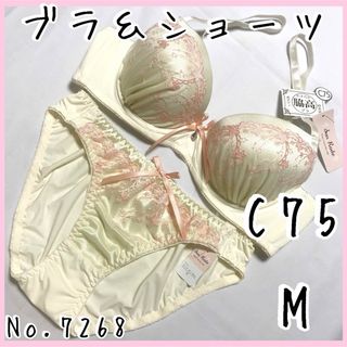 SALE ブラジャーショーツセットC75    No.7268(ブラ&ショーツセット)