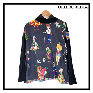 ALBEROBELLO - アルベロベロ　Tシャツ　カットソー　レディース　プリント　長袖　日本製