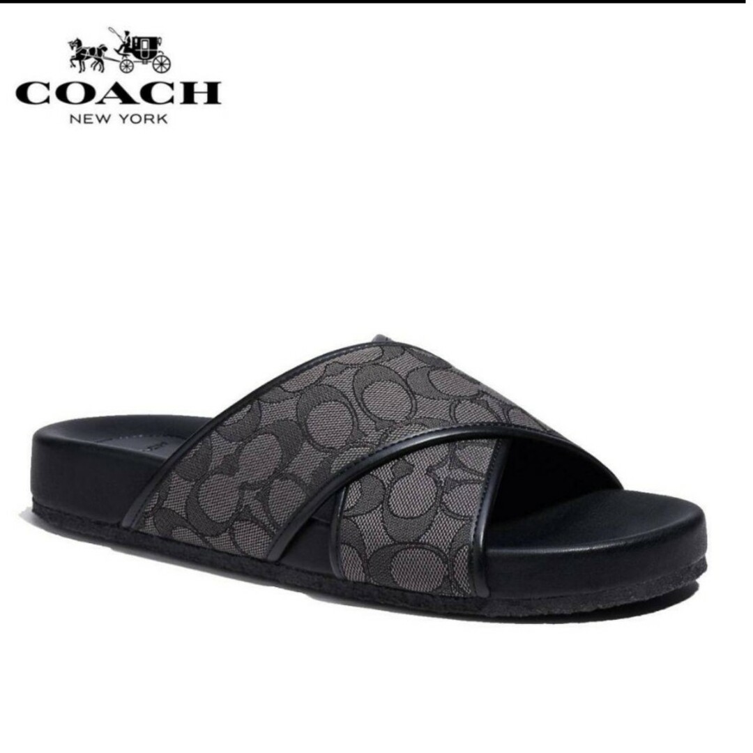 COACH(コーチ)の新品COACHサンダル(24.5cm) メンズの靴/シューズ(サンダル)の商品写真