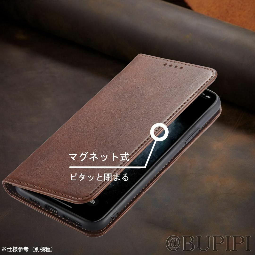 手帳型 スマホケース レザー Xperia 5 IV ブラウン カバー CPP スマホ/家電/カメラのスマホアクセサリー(Androidケース)の商品写真