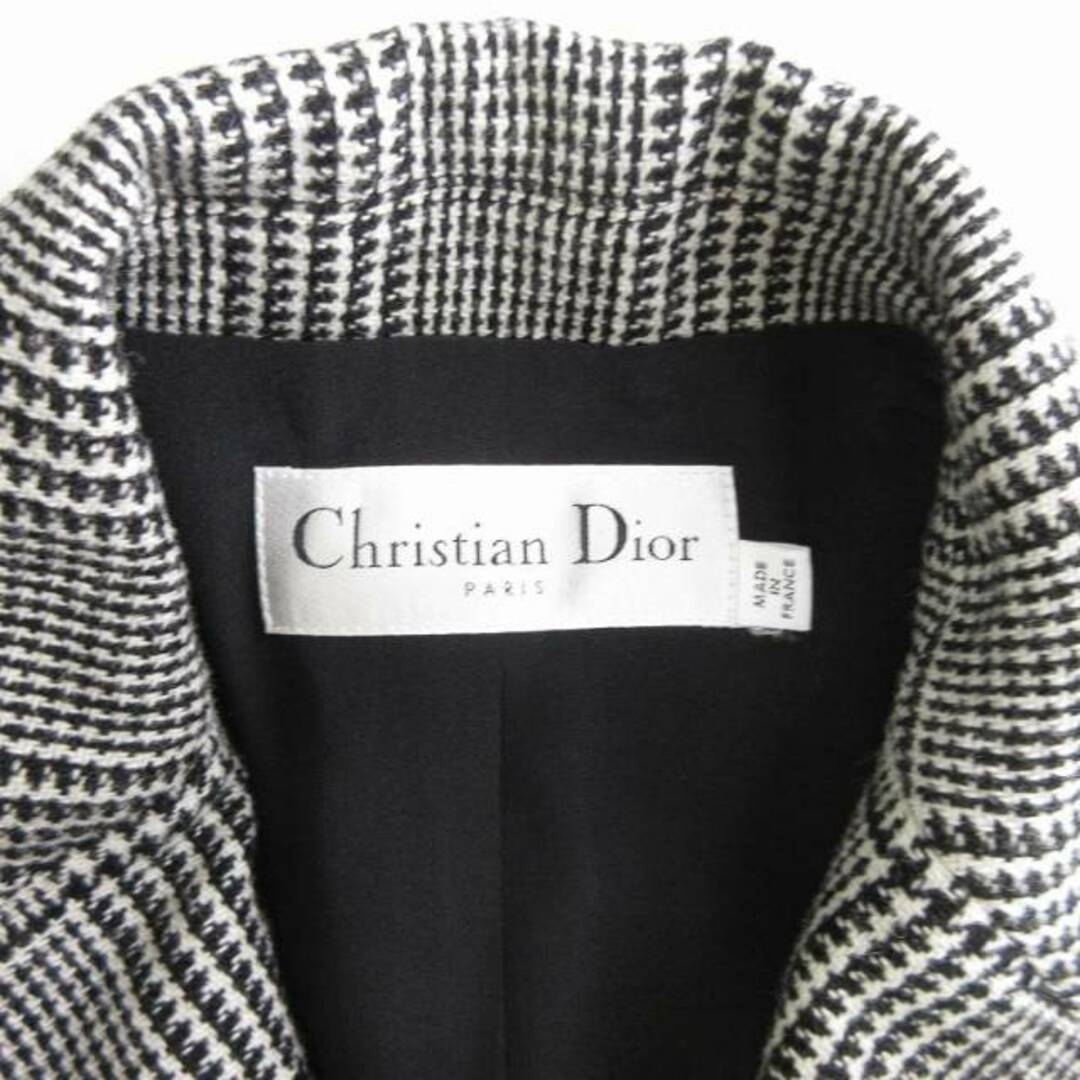 Christian Dior(クリスチャンディオール)のクリスチャンディオール バージャケット テーラード ブレザー グレー 36 S レディースのジャケット/アウター(その他)の商品写真