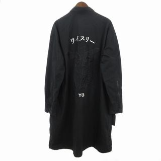 ワイスリー(Y-3)のワイスリー LONG SHIRT クラフトシャツ 長袖 刺繍 黒 M ■SM1(シャツ)