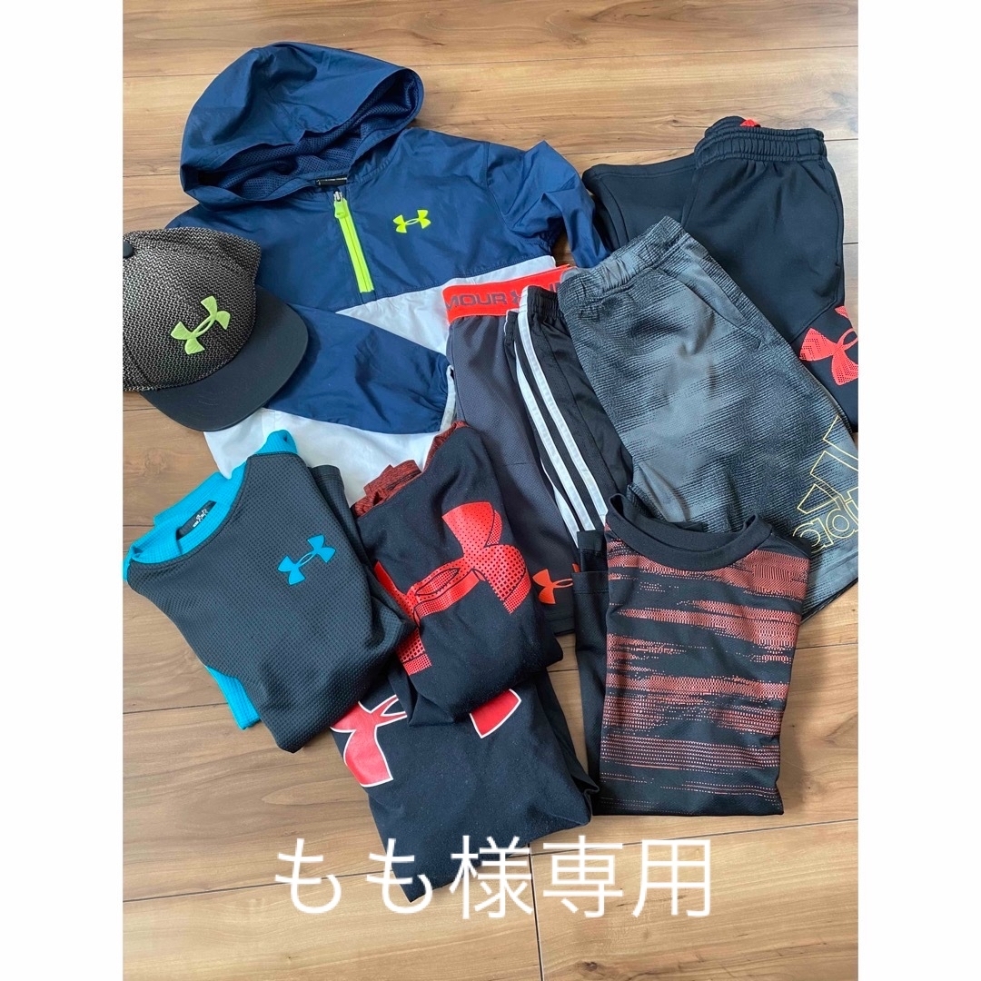 UNDER ARMOUR(アンダーアーマー)の【もも様専用】アンダーアーマー アディダス140cm 10点セットまとめ売り キッズ/ベビー/マタニティのキッズ服男の子用(90cm~)(Tシャツ/カットソー)の商品写真