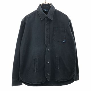 カブー(KAVU)のカブー 長袖 コットンシャツ XS ブラック KAVU アウトドア メンズ 古着 【240328】(シャツ)