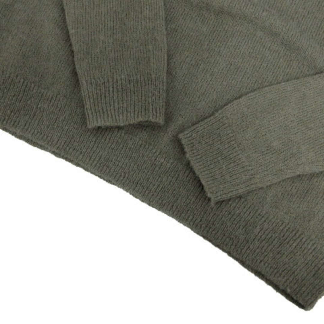 ZARA(ザラ)のZARA ニット セーター シャギーニット ウール混 カーキ系 グレーカーキ M メンズのトップス(ニット/セーター)の商品写真