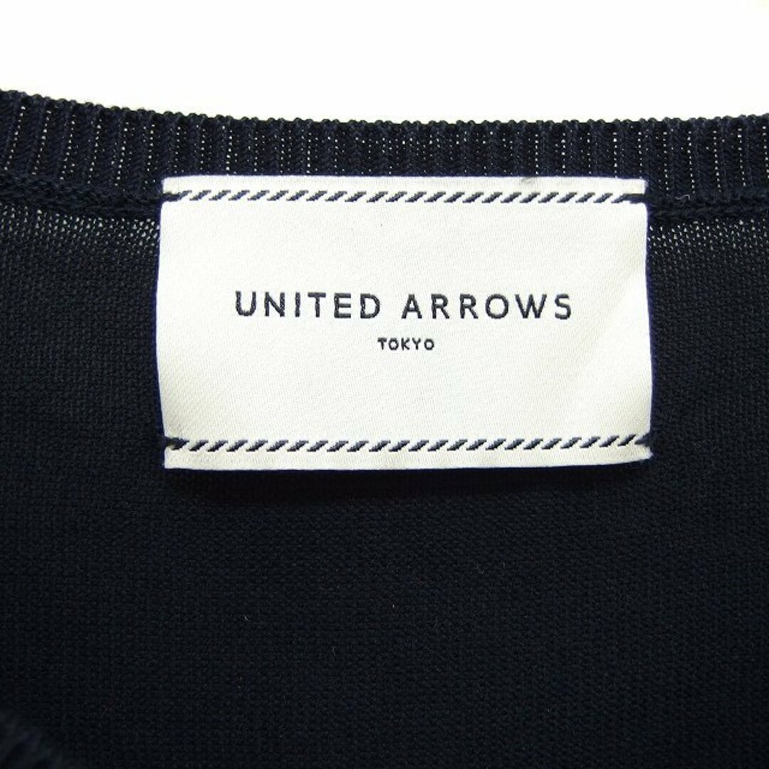 UNITED ARROWS(ユナイテッドアローズ)のユナイテッドアローズ カーディガン ニット リブ コットン 綿 ハイゲージ 長袖 レディースのトップス(カーディガン)の商品写真