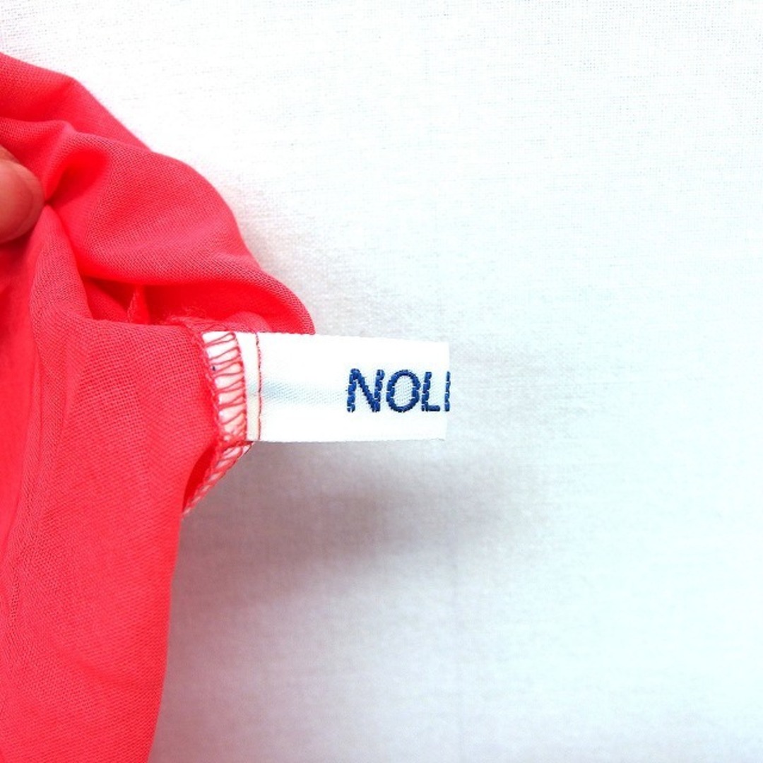 NOLLEY'S(ノーリーズ)のノーリーズ Nolley's ノーカラー シャツ ブラウス 無地 シンプル レディースのトップス(シャツ/ブラウス(半袖/袖なし))の商品写真