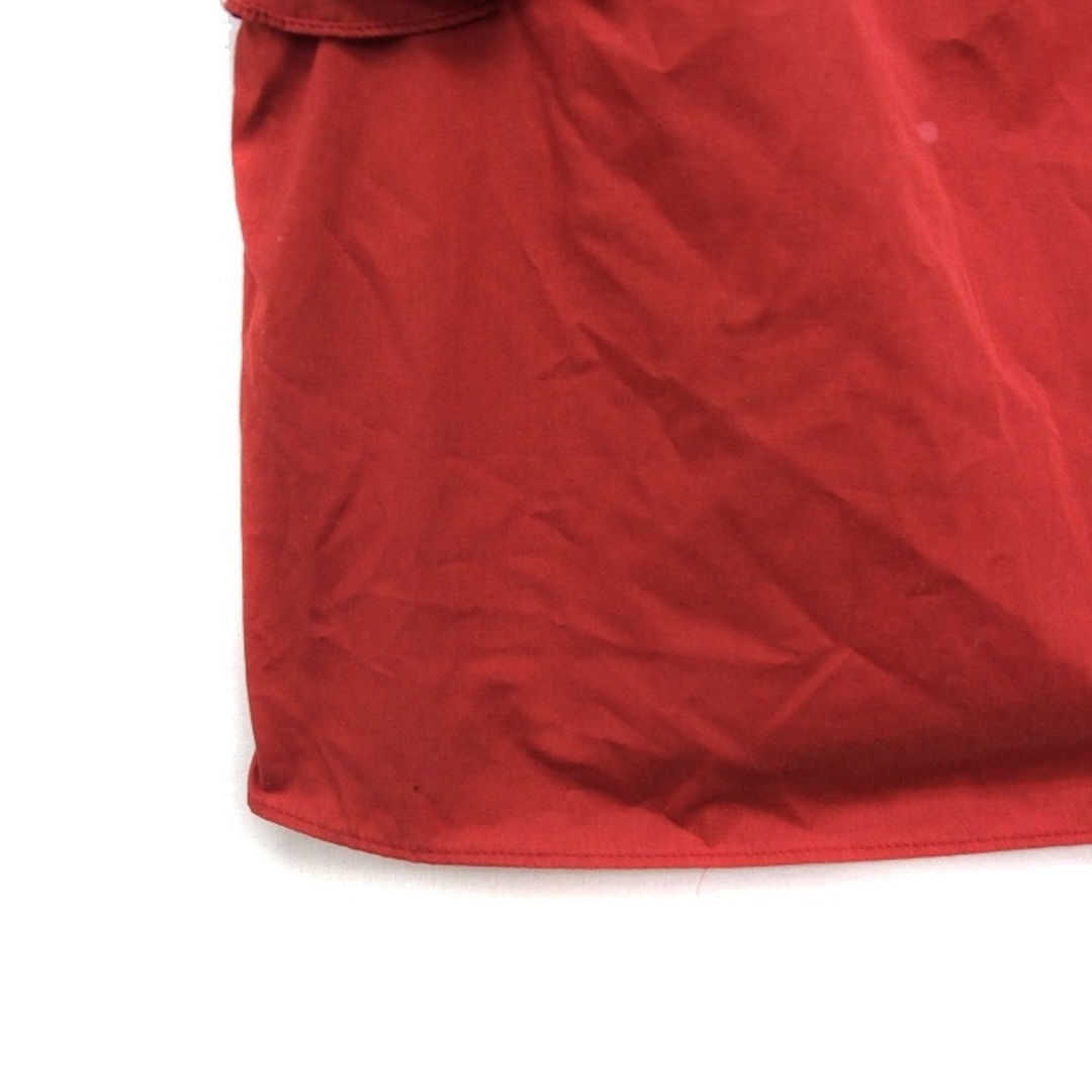 Andemiu(アンデミュウ)のアンデミュウ Andemiu フリル袖 シャツ ブラウス Vネック 無地 F 赤 レディースのトップス(シャツ/ブラウス(半袖/袖なし))の商品写真
