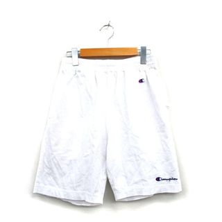 チャンピオン(Champion)のチャンピオン CHAMPION ハーフパンツ コットン ロゴ ワッペン M(ショートパンツ)