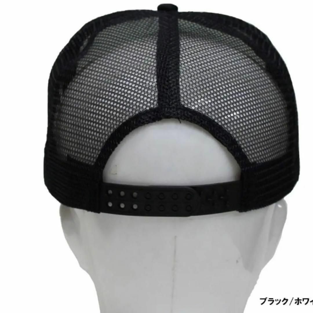 特価！ 人気 パロディ ダースフェイス メッシュキャップ　 ブラックホワイト メンズの帽子(キャップ)の商品写真