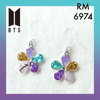 BTSイメージ ピアス 6974 (ナム)透明ピアス(アイドルグッズ)