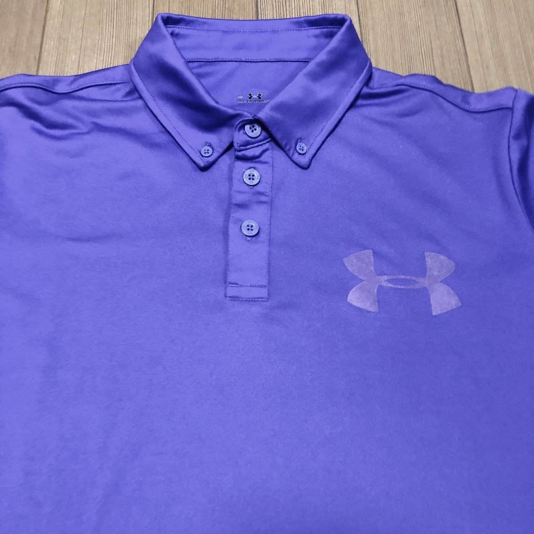 UNDER ARMOUR(アンダーアーマー)のアンダーアーマー 半袖シャツLGサイズ パープル メンズのトップス(Tシャツ/カットソー(半袖/袖なし))の商品写真