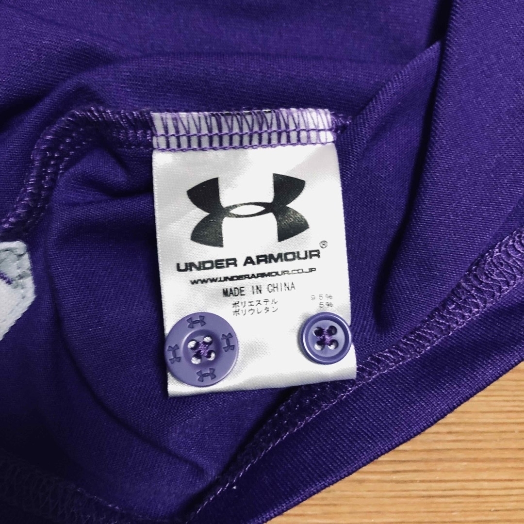 UNDER ARMOUR(アンダーアーマー)のアンダーアーマー 半袖シャツLGサイズ パープル メンズのトップス(Tシャツ/カットソー(半袖/袖なし))の商品写真