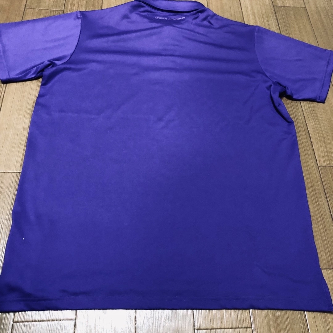 UNDER ARMOUR(アンダーアーマー)のアンダーアーマー 半袖シャツLGサイズ パープル メンズのトップス(Tシャツ/カットソー(半袖/袖なし))の商品写真