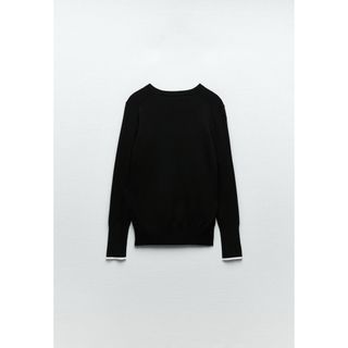 ザラ(ZARA)のZARA オープニングスリットニットセーター(ニット/セーター)