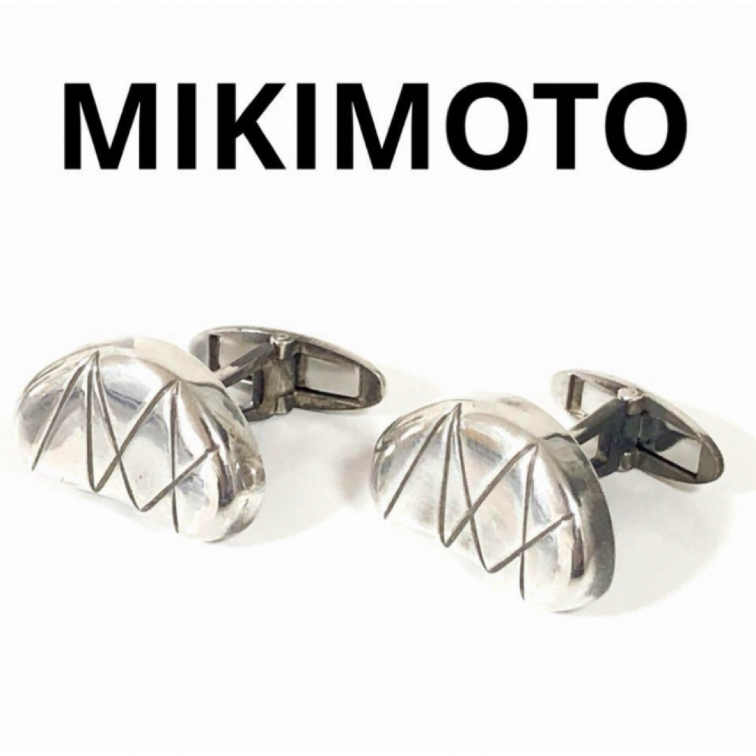 MIKIMOTO(ミキモト)のレア MIKIMOTO Σoφia ソフィア カフス カフリンクス シルバー メンズのファッション小物(カフリンクス)の商品写真
