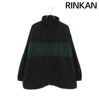 バレンシアガ(Balenciaga)のバレンシアガ  22AW  725302 TNM14 ロゴプリントポプリンシャツブルゾン メンズ XS(ブルゾン)