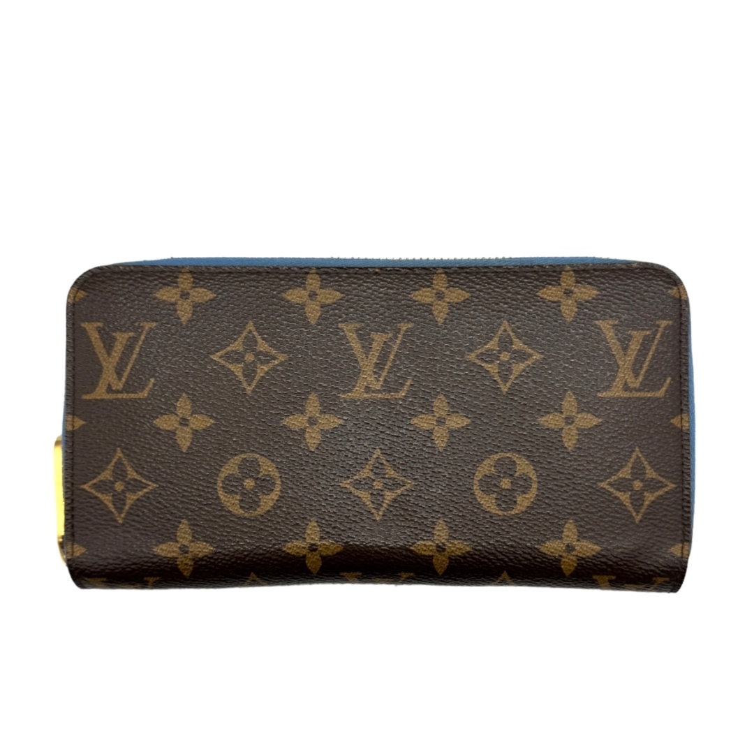 LOUIS VUITTON(ルイヴィトン)のルイ ヴィトン LOUIS VUITTON ラウンドファスナー長財布 モノグラム ジッピーウォレット モノグラムキャンバス ブルージーン ユニセックス M63894 送料無料【中古】 z0336 レディースのファッション小物(財布)の商品写真