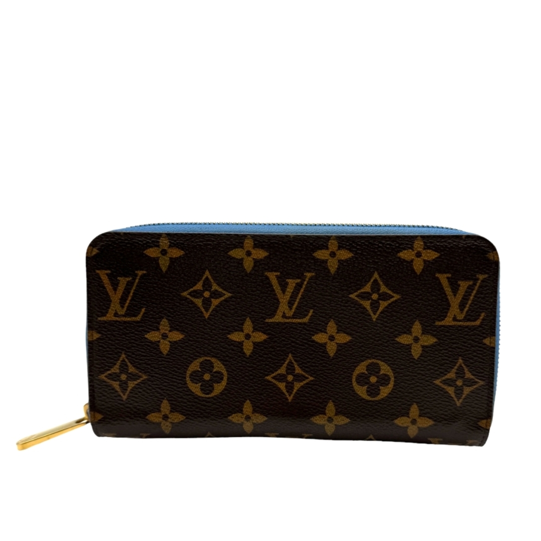 LOUIS VUITTON(ルイヴィトン)のルイ ヴィトン LOUIS VUITTON ラウンドファスナー長財布 モノグラム ジッピーウォレット モノグラムキャンバス ブルージーン ユニセックス M63894 送料無料【中古】 z0336 レディースのファッション小物(財布)の商品写真