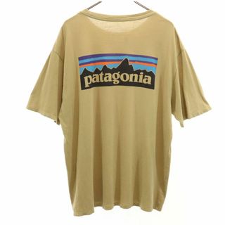 パタゴニア(patagonia)のパタゴニア アウトドア バックプリント 半袖 Tシャツ L ブラウン patagonia メンズ 古着 【240328】 メール便可(Tシャツ/カットソー(半袖/袖なし))