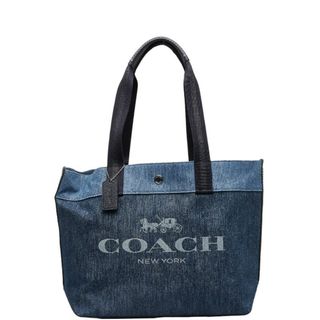 コーチ(COACH)のコーチ ロゴ トートバッグ 91131 デニム レザー レディース COACH 【1-0139437】(トートバッグ)