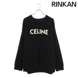 セリーヌ(celine)のセリーヌバイエディスリマン  21AW  2A19R423P ロゴワッペンオーバーサイズニット メンズ S(ニット/セーター)