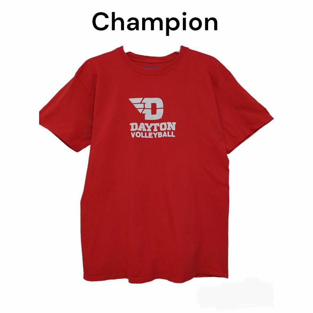 Champion(チャンピオン)のChampion　チャンピオン　古着　Tシャツ　半袖　DAYTON　バレーボール メンズのトップス(Tシャツ/カットソー(半袖/袖なし))の商品写真