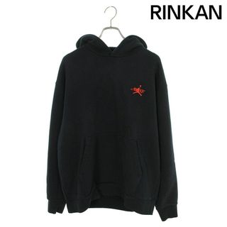 ナイキ(NIKE)のナイキ ×アウェイク AWAKE  AWNY FLC HOODIE FQ5443-010 ロゴ刺繍プルオーバーパーカー メンズ L(パーカー)