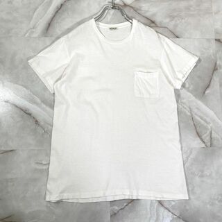 オーラリー(AURALEE)のオーラリー　シームレスポケットT ホワイト　3(Tシャツ/カットソー(半袖/袖なし))