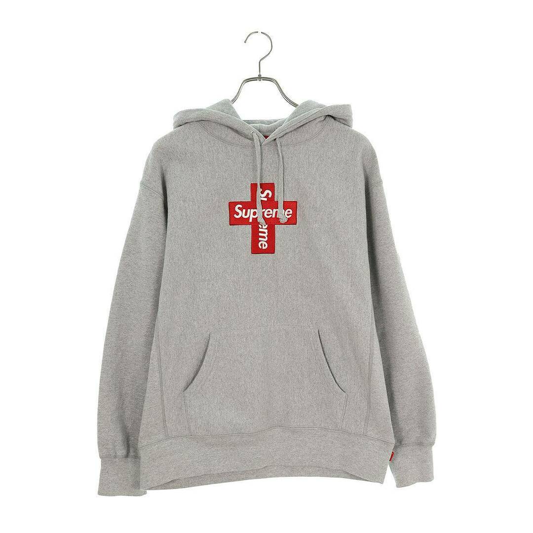 Supreme(シュプリーム)のシュプリーム  20AW  Cross Box Logo Hooded Sweatshirt クロスボックスロゴフーデッドスウェットシャツパーカー メンズ M メンズのトップス(パーカー)の商品写真