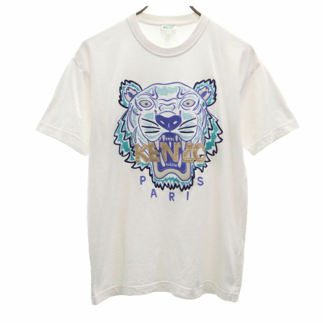 KENZO(ケンゾー)のケンゾー 半袖 Tシャツ S 白 KENZO メンズ 古着 【240328】 メール便可 メンズのトップス(Tシャツ/カットソー(半袖/袖なし))の商品写真