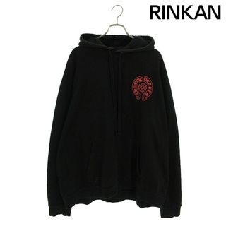 クロムハーツ(Chrome Hearts)のクロムハーツ  WWW.CHROMEHEARTS.COM HOODIE オンライン限定ホースシューバックプリントプルオーバーパーカー メンズ XXL(パーカー)