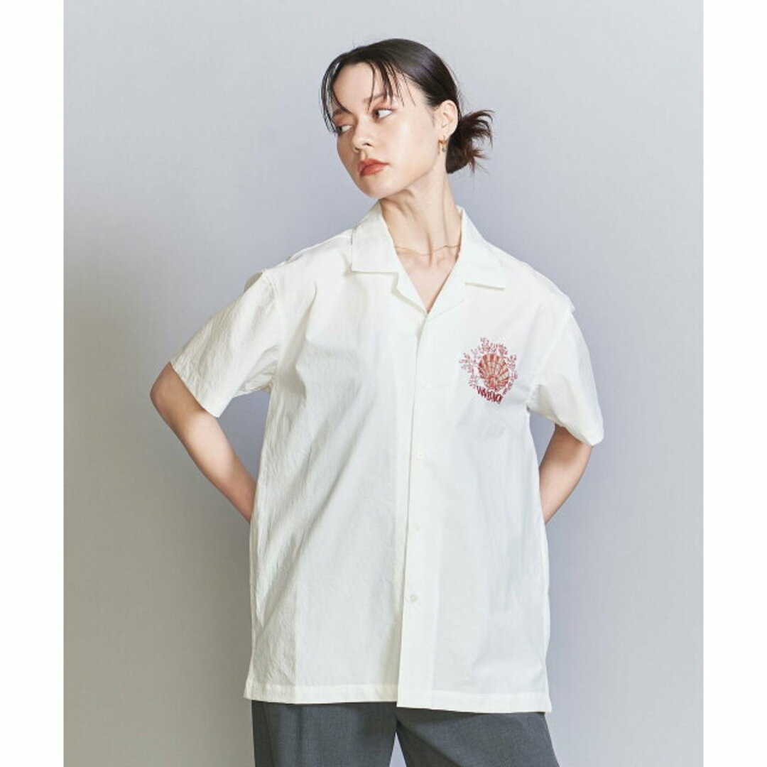 BEAUTY&YOUTH UNITED ARROWS(ビューティアンドユースユナイテッドアローズ)の【WHITE】<WAVE UNION>エンブロイダリー シャツ レディースのトップス(シャツ/ブラウス(長袖/七分))の商品写真