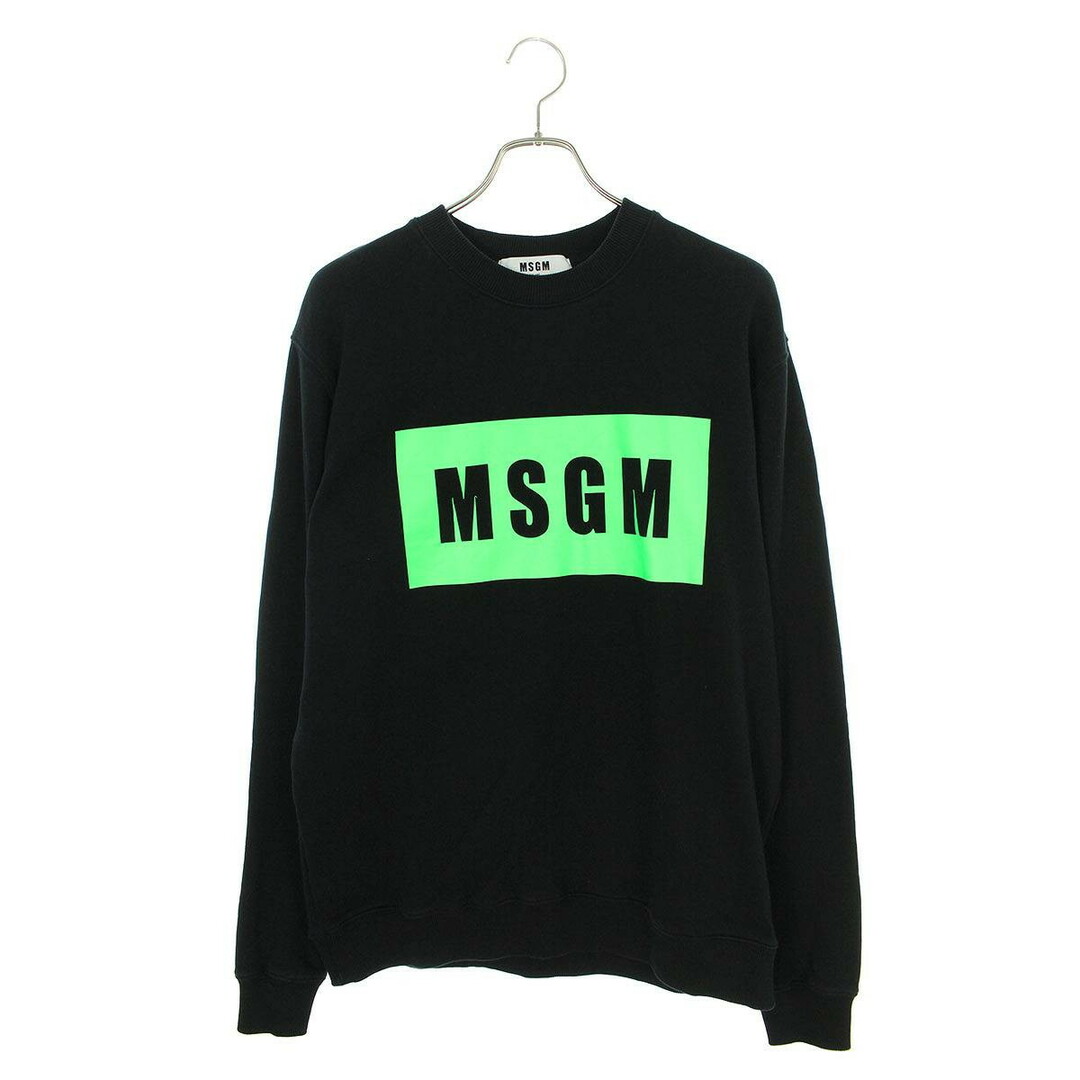 MSGM(エムエスジイエム)のエムエスジイエム  3340MM523F ロゴプリントクルーネックスウェット メンズ XL メンズのトップス(スウェット)の商品写真