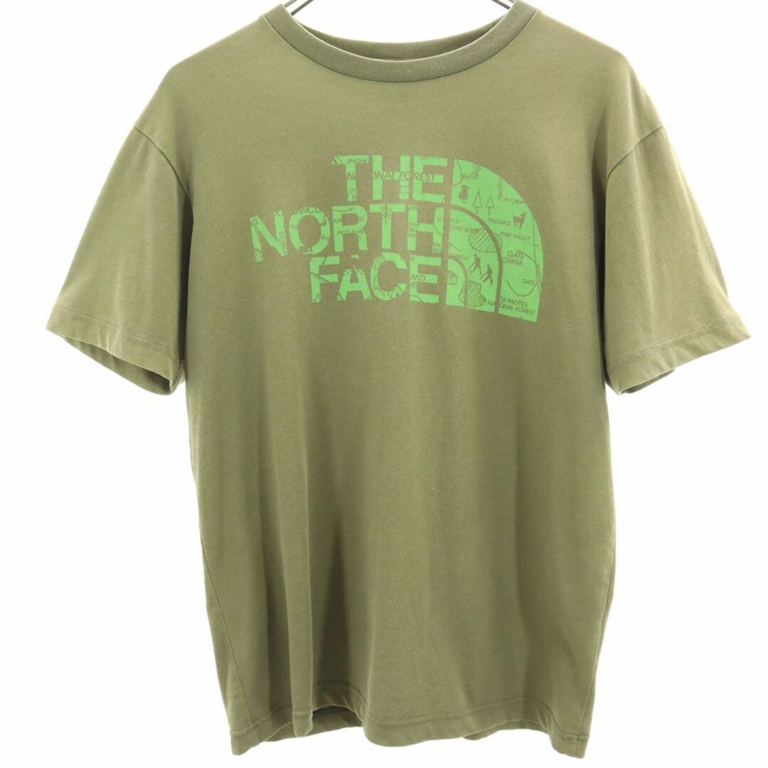 THE NORTH FACE(ザノースフェイス)のノースフェイス NT31701A アウトドア 半袖 Tシャツ M カーキ THE NORTH FACE メンズ 古着 【240328】 メール便可 メンズのトップス(Tシャツ/カットソー(半袖/袖なし))の商品写真