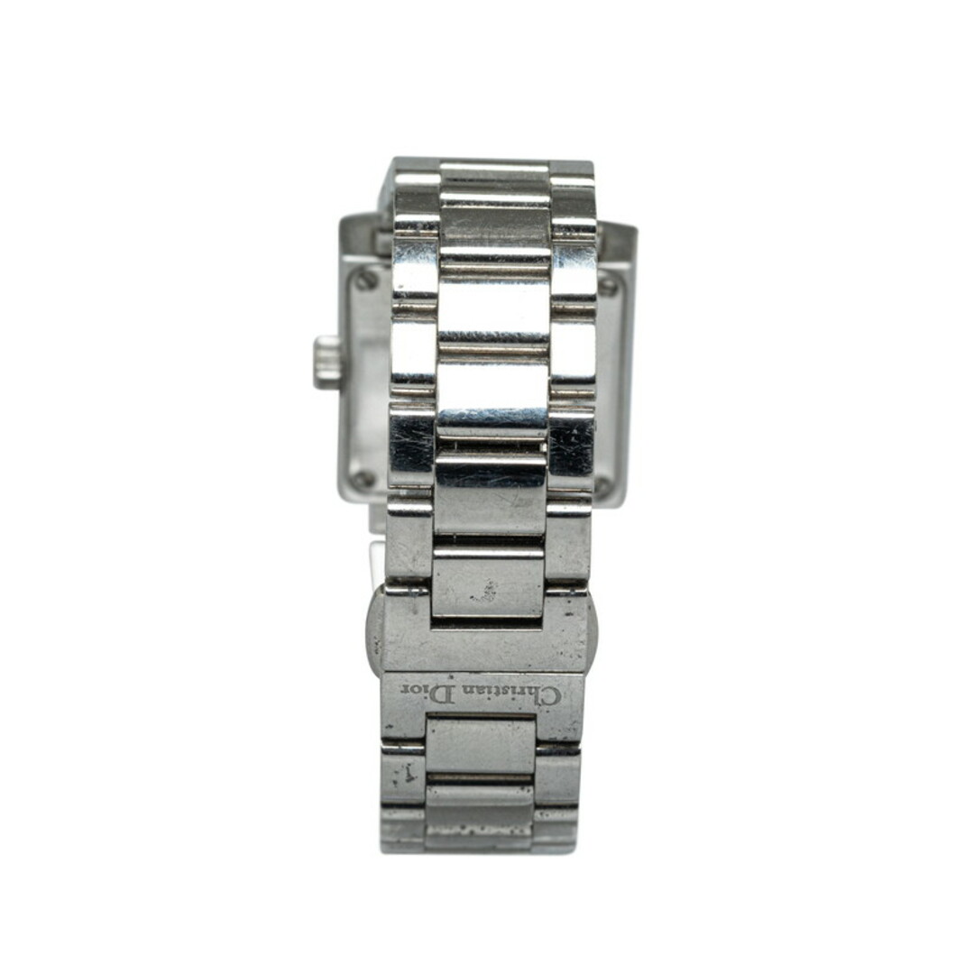 Dior(ディオール)のディオール リヴァ ダイヤベゼル 21Pダイヤ 腕時計 D98-1014 クオーツ ホワイト文字盤 ステンレス レディース Dior 【1-0143369】 レディースのファッション小物(腕時計)の商品写真