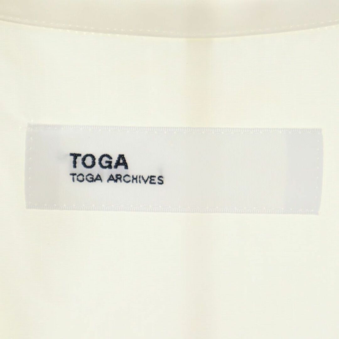 TOGA(トーガ)のトーガ 日本製 ノースリーブ バックバルーン シャツ 36 白 TOGA レディース 古着 【240328】 メール便可 レディースのトップス(シャツ/ブラウス(半袖/袖なし))の商品写真