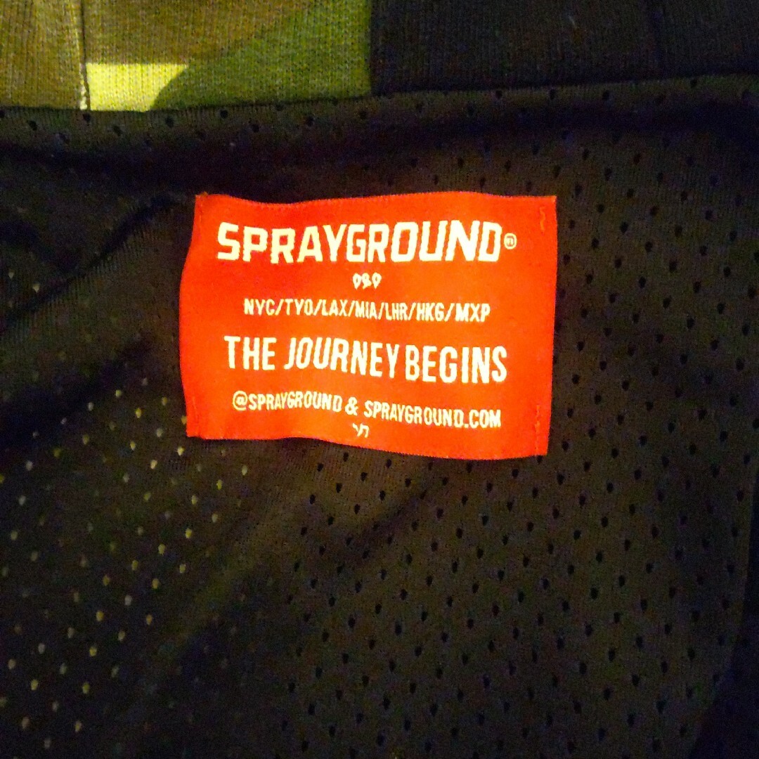 SPRAYGROUND(スプレイグラウンド)のレア SPRAY GROUND スプレーグラウンド パーカー ジップアップ メンズのトップス(パーカー)の商品写真