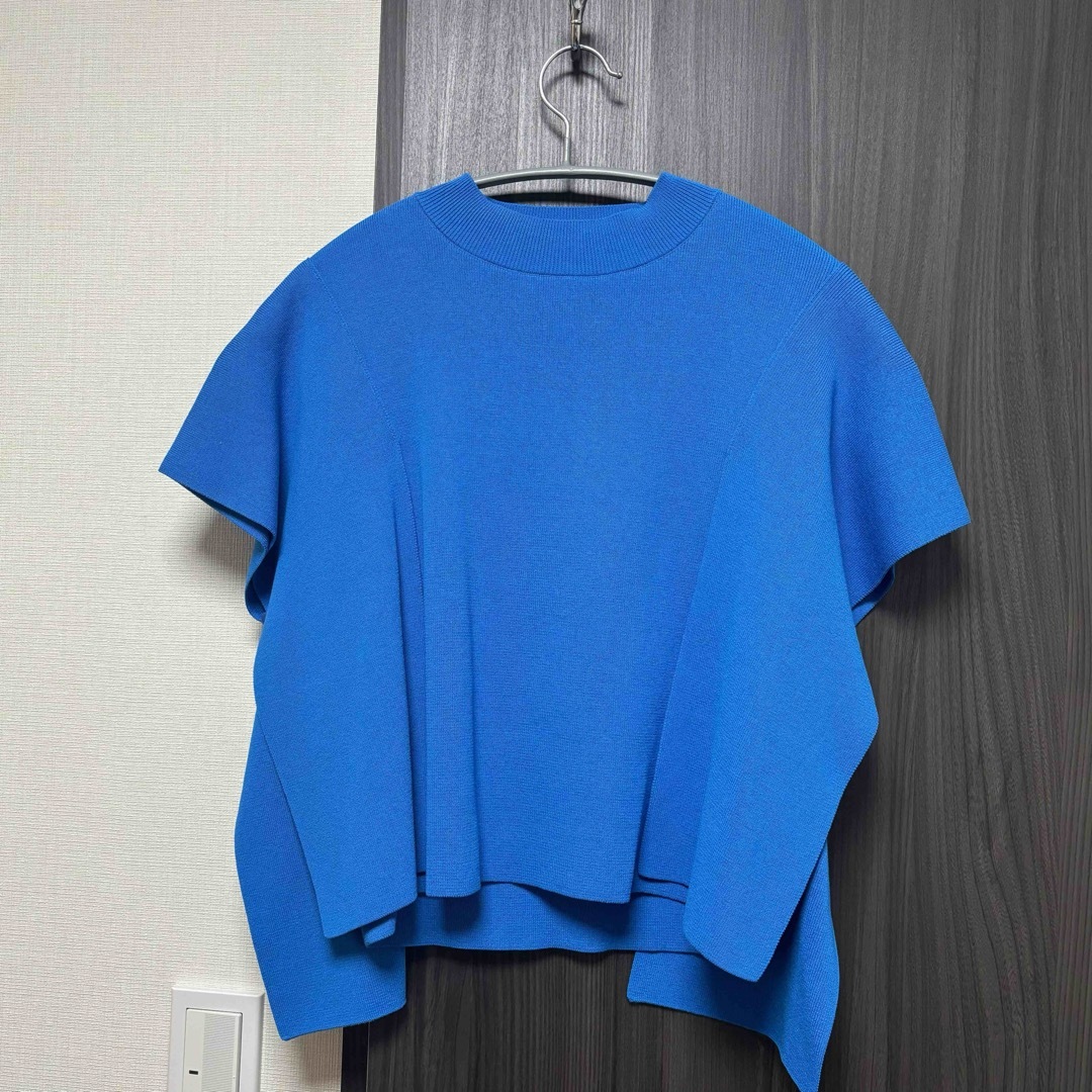 LE CIEL BLEU(ルシェルブルー)のLE CIEL BLEU ワイドテープニット Wide Tapes Knit レディースのトップス(ニット/セーター)の商品写真