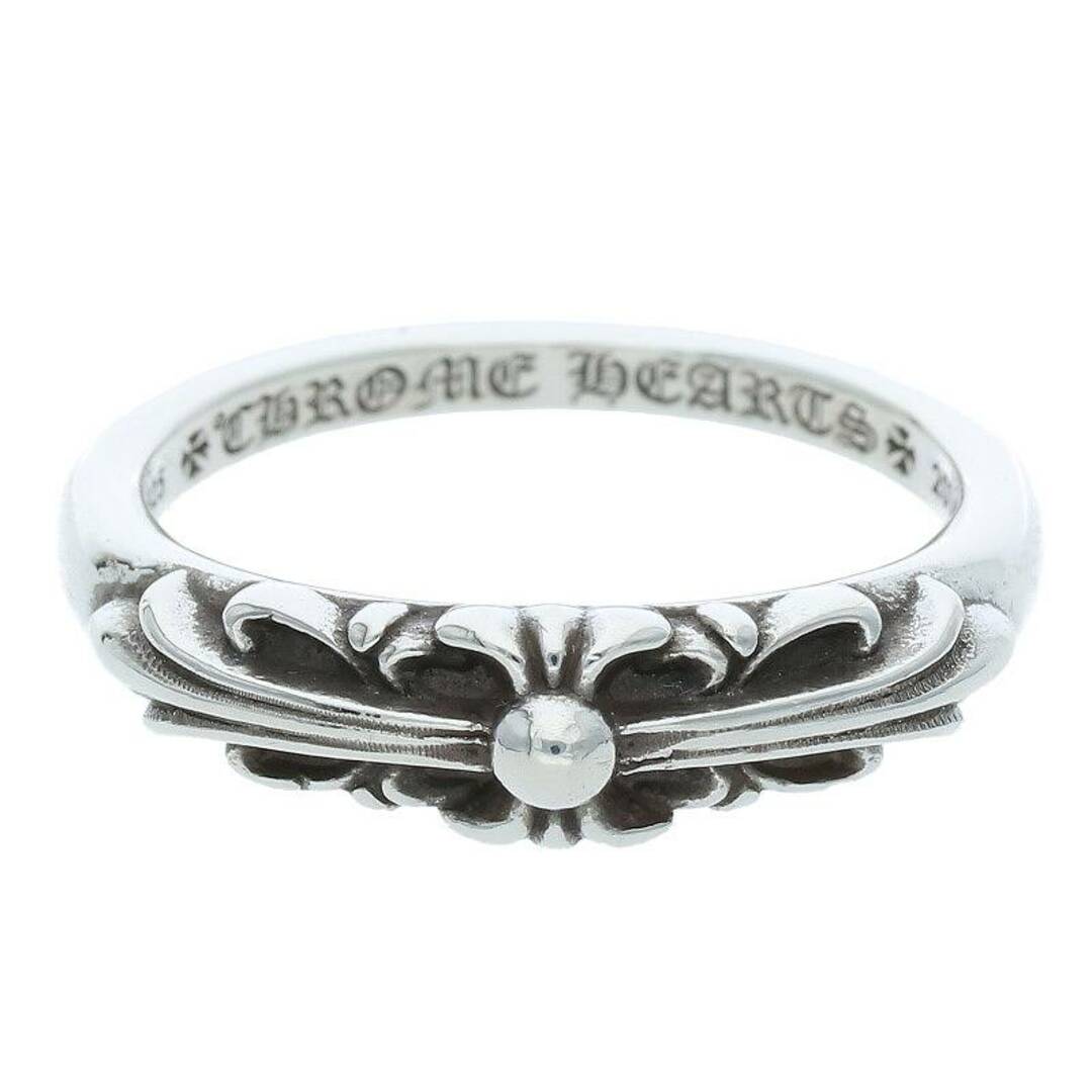 Chrome Hearts(クロムハーツ)のクロムハーツ  BABY CLASSIC/ベイビークラシックフローラルクロス シルバーリング メンズ 24号 メンズのアクセサリー(リング(指輪))の商品写真