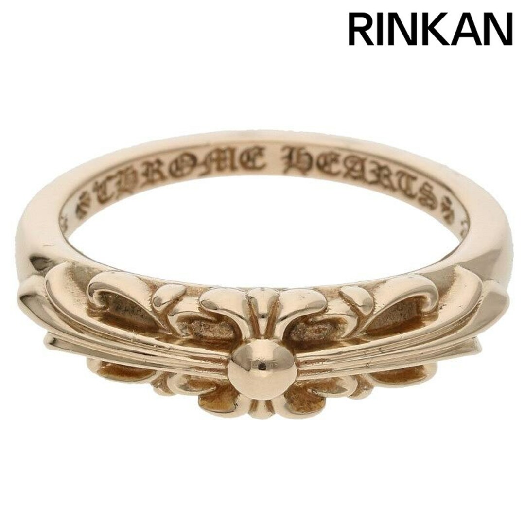 Chrome Hearts(クロムハーツ)のクロムハーツ  22K BABYCLSC/ベイビークラシックフローラルクロス ゴールドリング メンズ 19号 メンズのアクセサリー(リング(指輪))の商品写真