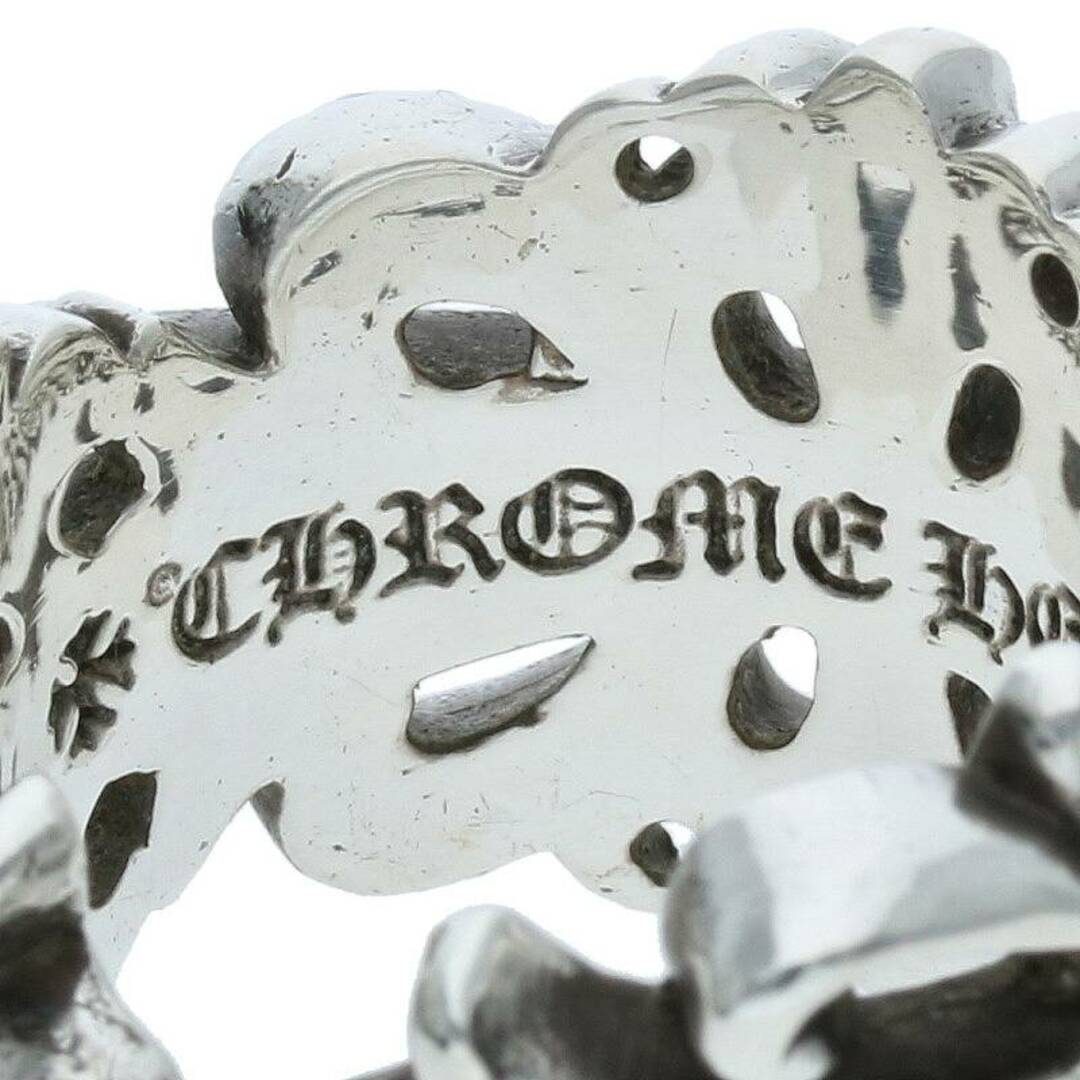 Chrome Hearts(クロムハーツ)のクロムハーツ  DBL FLRL CRS/ダブルフローラルクロス シルバーリング メンズ 12号 メンズのアクセサリー(リング(指輪))の商品写真