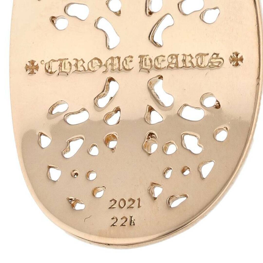 Chrome Hearts(クロムハーツ)のクロムハーツ  22K CLSC OVAL P DMND クラシックオーバル PAVEダイヤ ゴールドネックレストップ メンズ メンズのアクセサリー(ネックレス)の商品写真