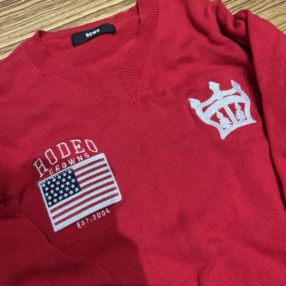 RODEO CROWNS(ロデオクラウンズ)のセーター　キッズ キッズ/ベビー/マタニティのキッズ服男の子用(90cm~)(ニット)の商品写真