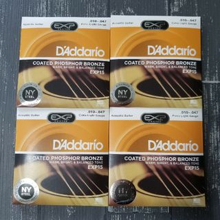 新品　D'Addario ダダリオ アコースティックギター弦  EXP15(弦)