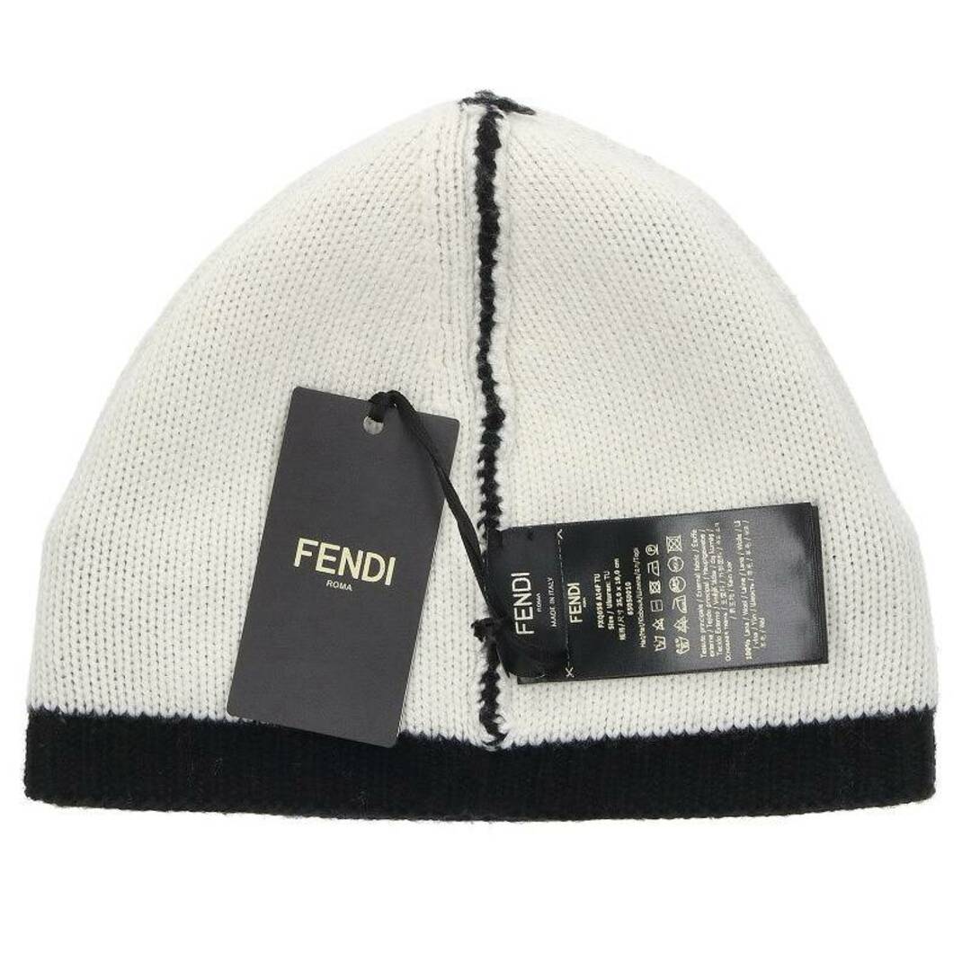 FENDI(フェンディ)のフェンディ  24SS  FXQ056 AI4FTU ロゴジャガードニットキャップ帽子 メンズ メンズの帽子(ニット帽/ビーニー)の商品写真